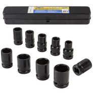 Набор головок ударных 10пр., 1/2" 6-гр (10-24мм), в металл. кейсе  ...Partner PA-4109-5MPB