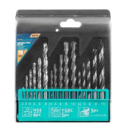 Сверла, набор комбинированный 16пр. (по металлу: 2-6, 8мм; по бетону: 4-6, 8, 10мм; по дереву: 4-6, ...ILOforce IF-DBS16M