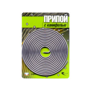 Припой ПОС 61 трубка, спираль ф1.5mm, с канифолью, длина 1м  Векта 30325