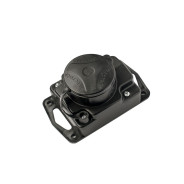 Розетка 1-ая переносная, с заземлением, брызгозащита, черная,  ...BYLECTRICA Р16-413