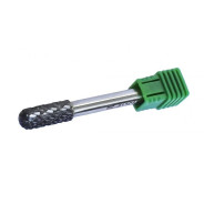 Шарошка цилиндрическая скругленная по металлу(? 6mm,? хвостовика 6mm), в пластиковом футляре  ...Rock FORCE RF-617C0616