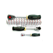 1/2" Трещотка усиленная с противоскользящей пластиковой рукоятью (48зуб.)  ...Rock FORCE RF-80243