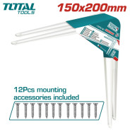 Набор полочных кронштейнов 15х20 см  TOTAL TSB10608