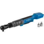 Аккумуляторная угловая трещотка CRW 9020, 90Нм, 0-200 об./мин, LED, внешний квадрат, 1/2", 1.18...BULL 1333566