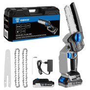 Пила цепная аккумуляторная, 20В, 2АКБ 2,2 А/ч, 6'', 1/4'',  DEKO DKCHS 20 ...Deko 083-2014