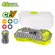 Отвертка Т-образная реверсивная с набором бит   (45 предметов)...DYLLU DTSS8B45