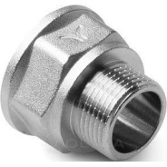 Переход вн.-нар. 1"x3/4" никелир.  PRO AQUA 08-m20-f25x