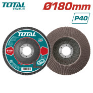 Круг лепестковый 180x22,2 мм P40  TOTAL TAC631801