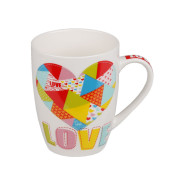 Кружка керамическая, 360 мл, Love-2, цвета  PERFECTO LINEA 30-825533