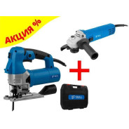 Лобзик электрический ST 1301 в чем. + Акция УШМ со скидкой 20%! (800 Вт, пропил до 135 mm, подсветка...BULL 20046329А1