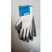 Перчатки универсальные (серо/белые), с полиуретановым покрытием. р-10  ...UNITRAUM UN-N001-10