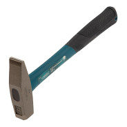 Молоток слесарный, 500 г, квадратный боек, фибергласовая обрезиненная рукоятка  ...Gross 10276