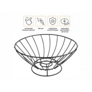 Корзина для фруктов металлическая, 24.5х11 см, DANIELA  PERFECTO LINEA 30-261012