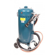 Передвижной пескоструйный аппарат инжекторного типа с электродвигателем для ваккума 220В(бак 75л,170...Forsage F-SB28G