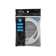 Шланг душевой, PVC, 1/2" г-г 150 см, белый (Гайка латунь (anti-twist)) a-five ...A-five A5-023