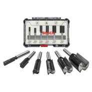 Набор пазовых фрез 6мм (6шт),  BOSCH 2607017465