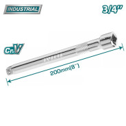 Удлинитель 3/4 " 200 мм  TOTAL THEB34081