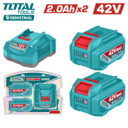Аккумулятор (2) с зарядным устройством  TOTAL TFBCPM20221