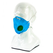 Полумаска фильтрующая складная, модель "ИСТОК", с клапаном выдоха FFP1 NR ... 892567