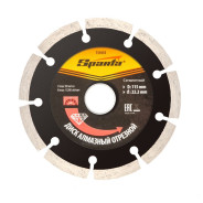 Диск алмазный отрезной сегментный, 115 х 22.2 мм, сухая резка  ...Sparta 731055