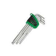 Набор ключей шестигр. 1.5-10mm 9шт длин.с шар. TOPTUL Toptul GSN-09LB