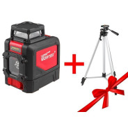 Нивелир лазерный линейный LL 0330 X в кор. + АКЦИЯ (проекция: крест, 1 плоскость 360°, до 30 м, +/- ...WORTEX LL0330X00014A1