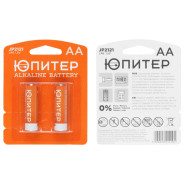 Батарейка AA LR6 1э5V alkaline 2шт  ЮПИТЕР JP2121