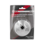 Cъемник масляного фильтра (крышка) 75мм х 15гр  FORCEKRAFT FK-10687515