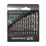 Набор сверл по металлу HSS, 19пр.1-10 мм  Rock FORCE RF-DBS19