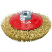 Щётка-крацовка получаша мягкая 100mm М14  YATO YT-4761