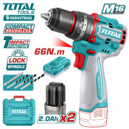 Дрель-шуруповерт ударная  TOTAL TIDLI166062