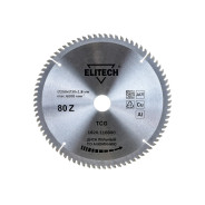 Диск пильный 250х30 80зуб алюминий 1820.116800  ELITECH 195630