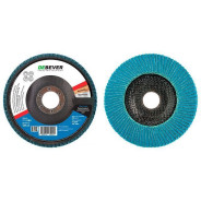 Круг лепестковый 125х22mm Р80 конич. КЛТ  DEBEVER FDC125ZA80 80F