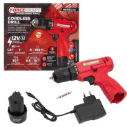 Дрель-шуруповерт аккумуляторная (12V, 1.2Ah, 30Нм, патрон 0.8-10мм)  ...FORCEKRAFT FK-CDA12V Li-ion