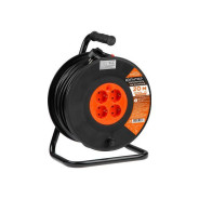 Удлинитель на катушке 20м (4 роз., 3.5кВт, с/з, ПВС 3х1.5) (с защитой от перегрузки)  ...ЮПИТЕР JP8404-04