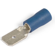 Разъем кабельный плоский изолированный «папа» РПИ-П 2.5-(6.3) (30 шт)  ...КВТ 75355