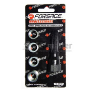 Набор для восстановления свечной резьбы 5пр. (метчик 14мм, втулки: 3/8", 7/16", 1/2",...Forsage F-64101