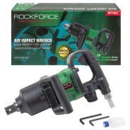 Пневмогайковерт ударный с коротким валом,реверсом и регулировкой усилия 1''(2000Hм, 6000 об/мин,6.3b...Rock FORCE RF-RP7463