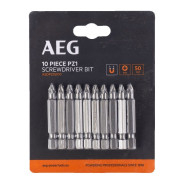 Набор бит PZ1, 50 мм AEG ASDPZ15010 (10 шт)AEG Powertools 4932479512