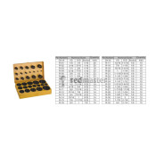 Кольца уплотнительные резиновые маслобензостойкие, 419пр. (дюймовые)  ...Forsage F-719