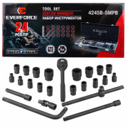 Набор инструментов 24пр. 1/2" (6гр.)  EVERFORCE EF-4245B-5MPB