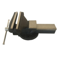 Тиски стальные с наковальней  10"-250 мм.  FORCEKRAFT FK-6540210