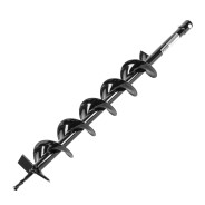 Шнек для грунта E-100, диаметр 100мм, длина 800мм, соединение 20мм, несъёмный нож  ...DENZEL 56022