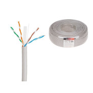 Кабель витая пара U/UTP Cat6E 4х2х23AWG (0.57mm) 100м, медь, внутр. (ПВХ)   ...ЮПИТЕР JP3020-100
