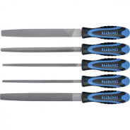 Набор напильников 200 mm, 5шт., двухкомпонентная рукоятка  ...Барс 15854