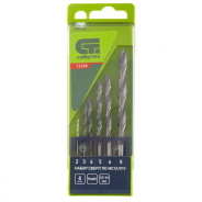 Набор сверл по металлу, 2-8 мм, 6 шт., Р6М5, пластиковый кейс  ...Сибртех 72348