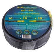 Шланг резиновый воздушный армированный с фитингами 10мм x 16мм x 15м  ...ILOforce IF-AHF-1510