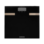 Весы напольные ASB-475 (180 кг, стекло 6 мм, дисплей 50х35 мм, изм-ние уровня воды, жира, мышечной) ...NORMANN N16025-1