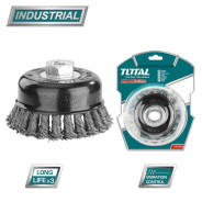 Щетка проволочная чашечная 100 мм  TOTAL TAC32045
