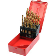 Сверло по металлу 1.0-10.0mm HSS (набор 19пр.)  STHOR 22330